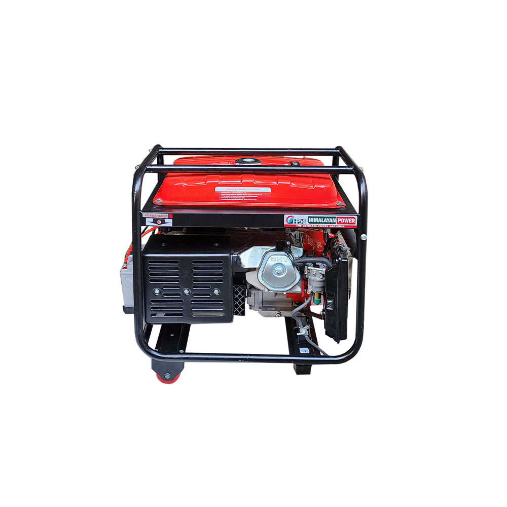 5.5 KVA PortableGenerator, Petrol Run, Model HP-6500E, Recoil & Self Start